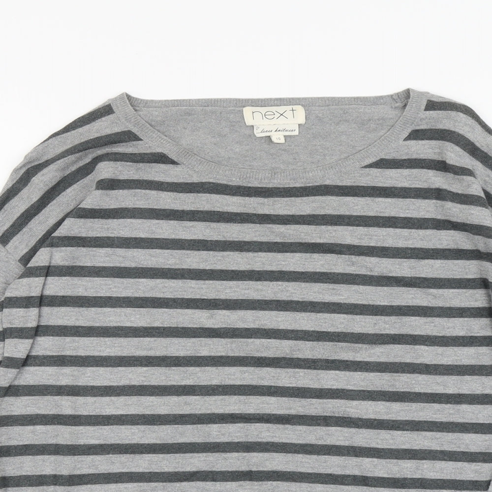 Womens UK Size 10 NEXT Grey Pullover Jumper