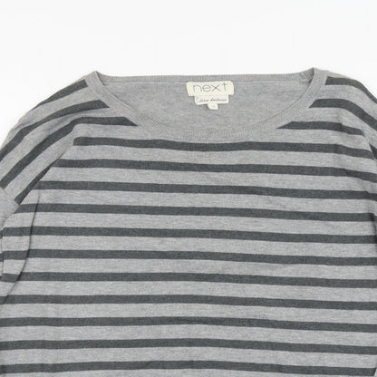 Womens UK Size 10 NEXT Grey Pullover Jumper