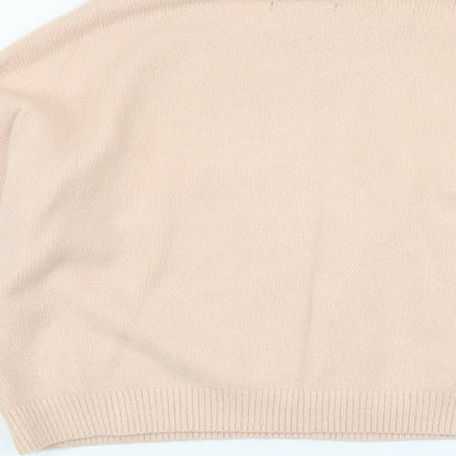 Womens UK Size M New Look Pink Pullover Jumper