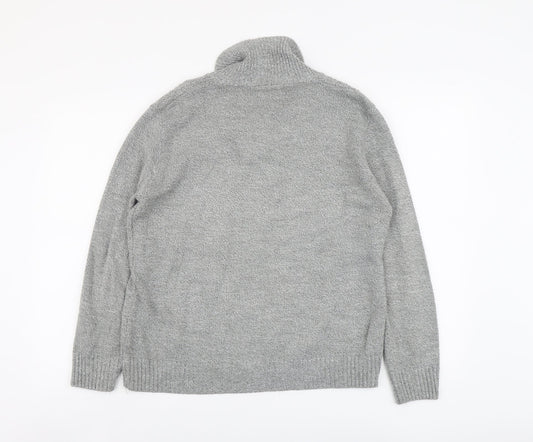 Womens UK Size M CHIC Grey Pullover Jumper