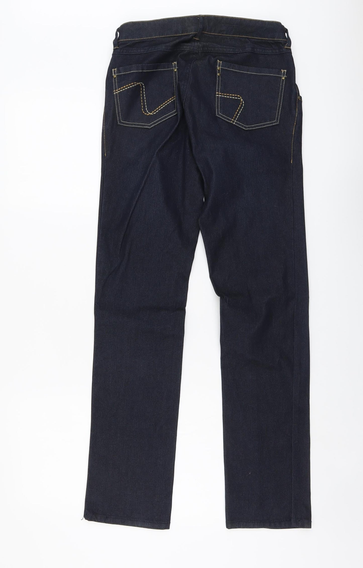 mamas & papas Womens Blue Cotton Jegging Jeans Size 8 L31 in Regular