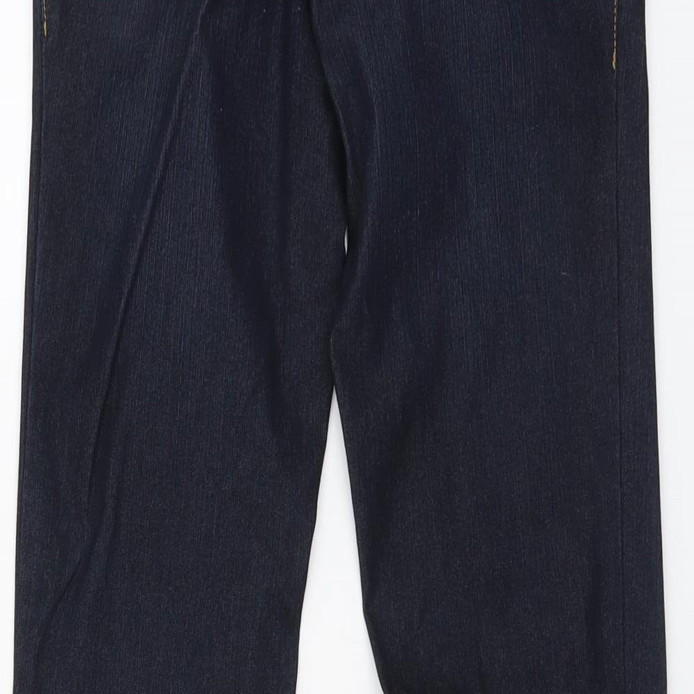 mamas & papas Womens Blue Cotton Jegging Jeans Size 8 L31 in Regular