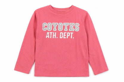 Basic Girls Pink Cotton Pullover Sweatshirt Size 7-8 Years Pullover - Coyotes