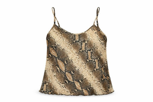 Womens UK Size 12 Debenhams Beige Camisole Tank