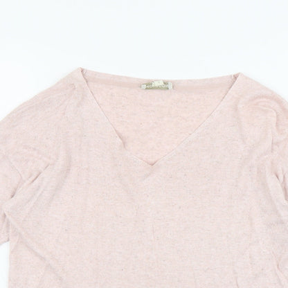 Womens UK Size S Monsoon Pink Pullover Jumper