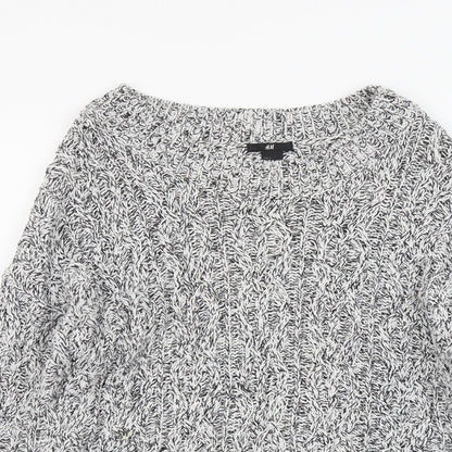 Womens UK Size S H&M Grey Pullover Jumper