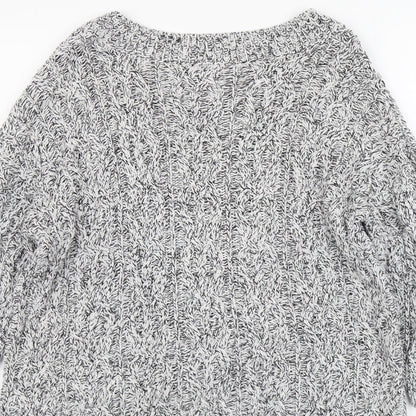 Womens UK Size S H&M Grey Pullover Jumper