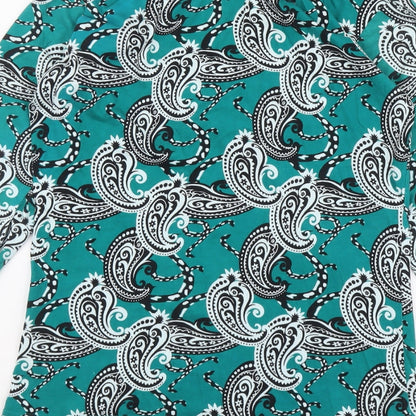 Womens UK Size 10 Store Twenty One Green Basic Blouse