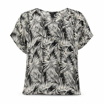 Womens UK Size 6 H&M Black Tunic Blouse