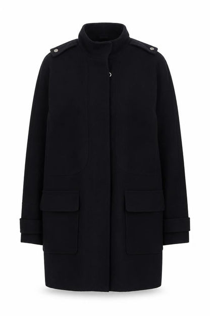 Womens UK Size 10 Dorothy Perkins Blue Overcoat