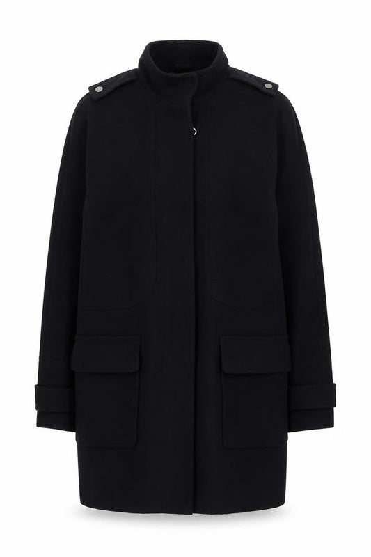 Womens UK Size 10 Dorothy Perkins Blue Overcoat