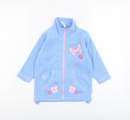 JPW Junior Girls Blue Jacket Size 2 Years Zip