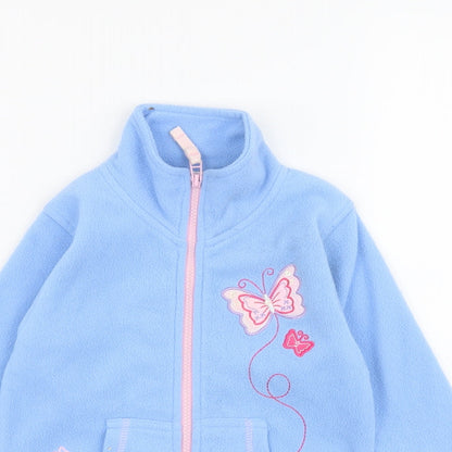 JPW Junior Girls Blue Jacket Size 2 Years Zip