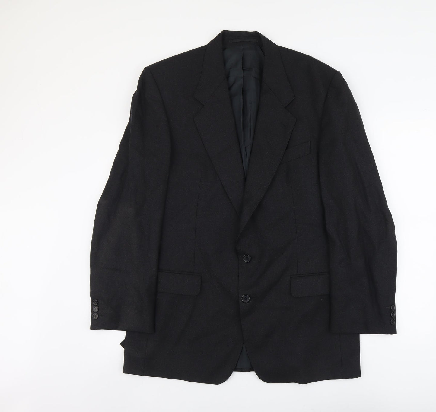 Mens UK Size L Label Regular Black Suit Jacket