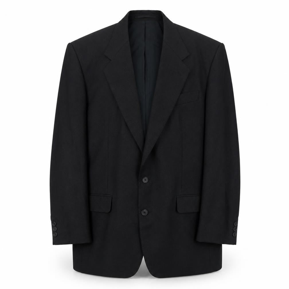 Mens UK Size L Label Regular Black Suit Jacket