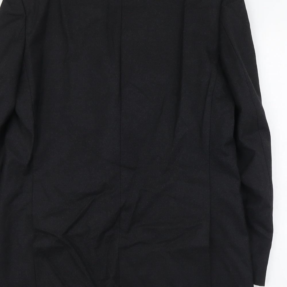 Mens UK Size L Label Regular Black Suit Jacket