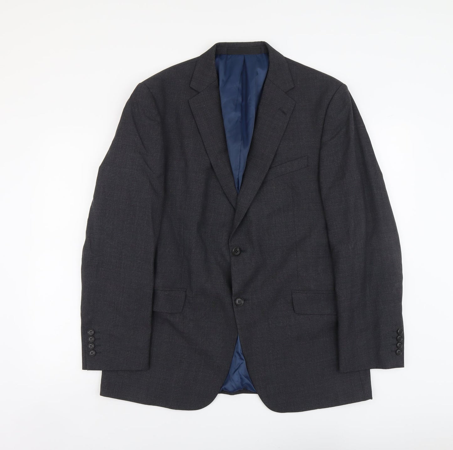 Mens UK Size M Marks and Spencer Regular Blue Suit Jacket