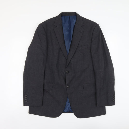 Mens UK Size M Marks and Spencer Regular Blue Suit Jacket