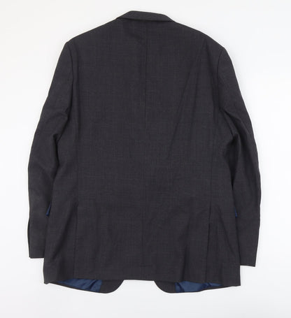 Mens UK Size M Marks and Spencer Regular Blue Suit Jacket