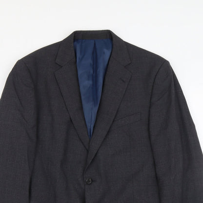 Mens UK Size M Marks and Spencer Regular Blue Suit Jacket