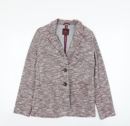 NEXT Womens Purple Polyester Jacket Blazer Size 10