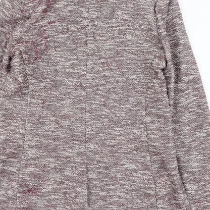 NEXT Womens Purple Polyester Jacket Blazer Size 10