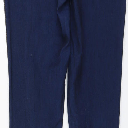 Denim & Co. Womens Blue Cotton Skinny Jeans Size 12 L31 in Regular