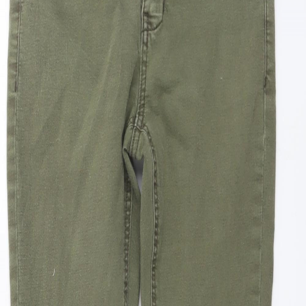 Saint Tropez Womens Green Cotton Skinny Jeans Size S L29 in Regular Button