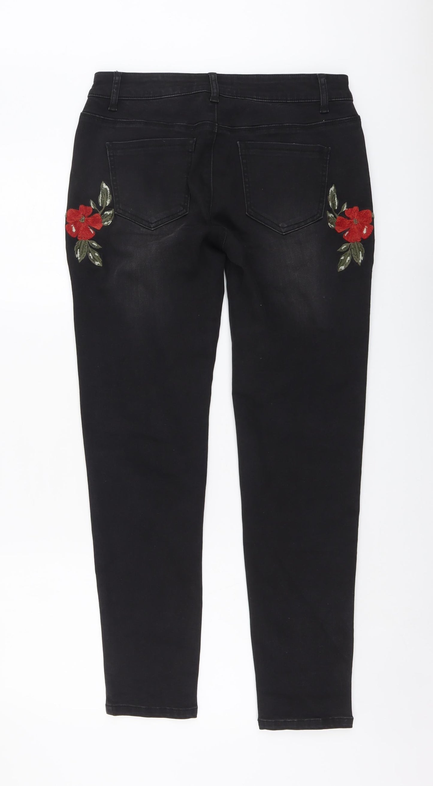 Womens UK Size 30 in find. Regular Fit Skinny Black Jeans
