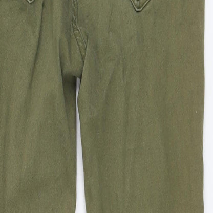 Saint Tropez Womens Green Cotton Skinny Jeans Size 6 L29 in Regular Button