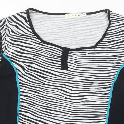 Womens UK Size XL Micha Black Basic T-Shirt
