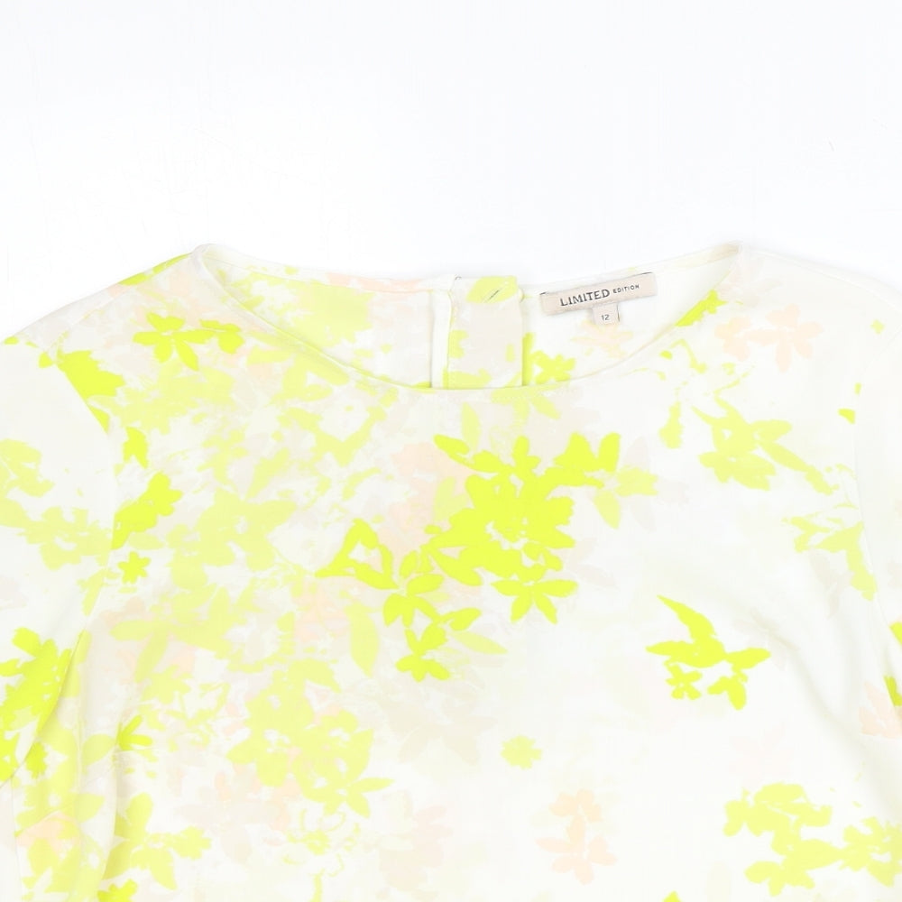 Womens UK Size 12 Marks and Spencer Ivory Basic Blouse