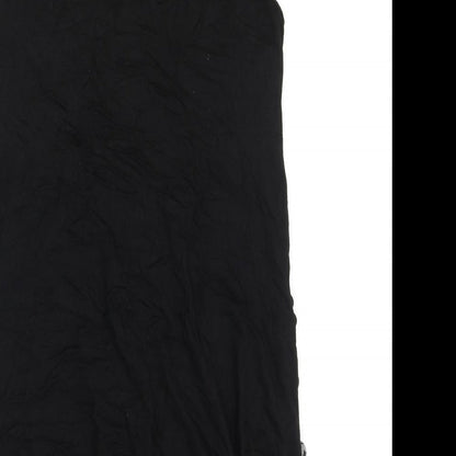 Internacionale Womens Black Polyester Shift Size 12 Scoop Neck Pullover