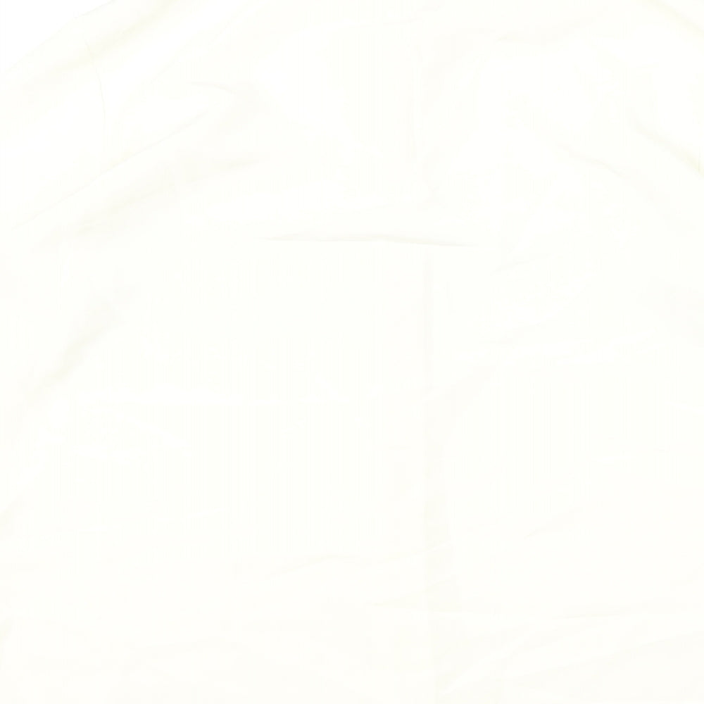Womens UK Size 12 Kaleidoscope Ivory Basic Button-Up