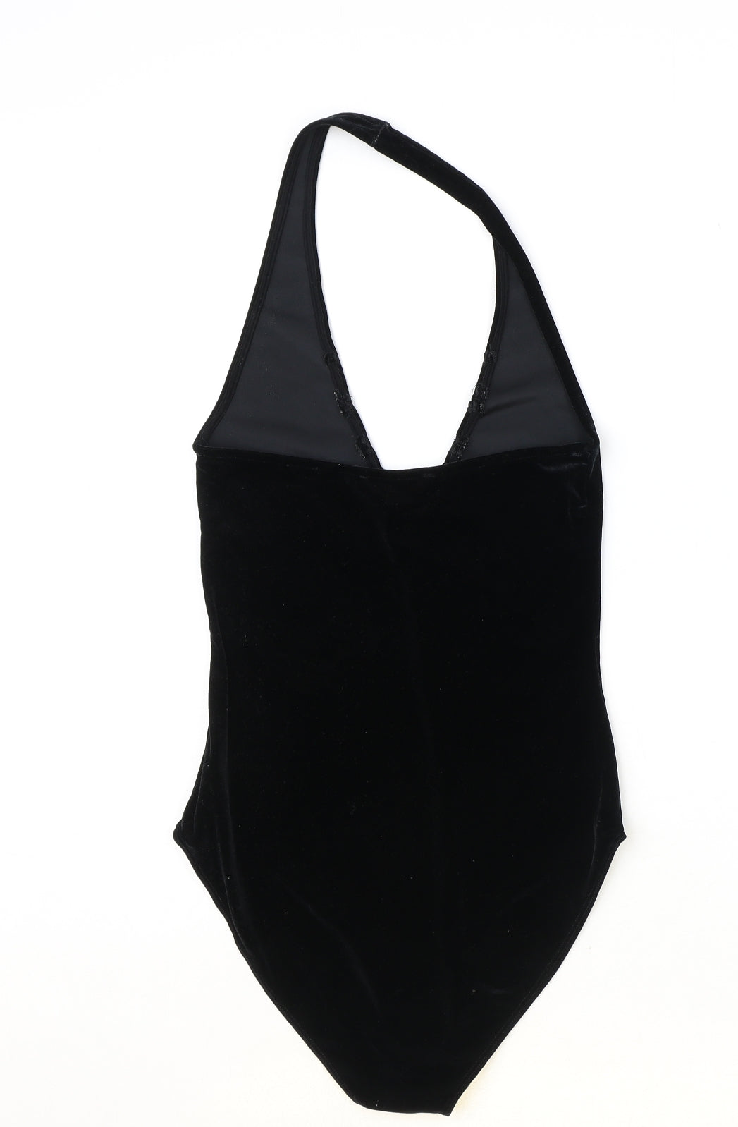 Marks and Spencer Womens Black Polyester Bodysuit One-Piece Size 10 Snap