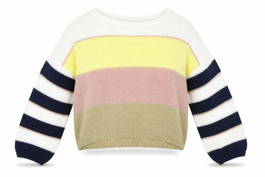 Womens UK Size S Villa Multicoloured Pullover Jumper