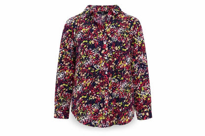 Womens UK Size 10 ISLE Multicoloured Basic Button-Up