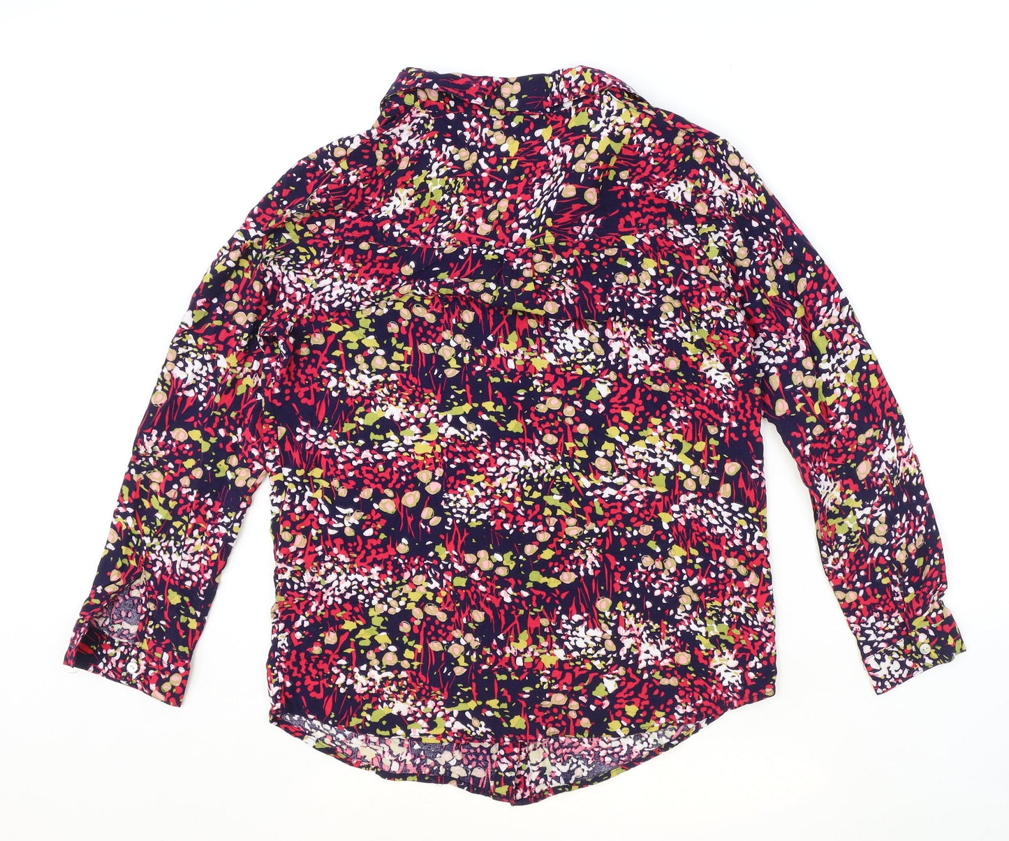 Womens UK Size 10 ISLE Multicoloured Basic Button-Up