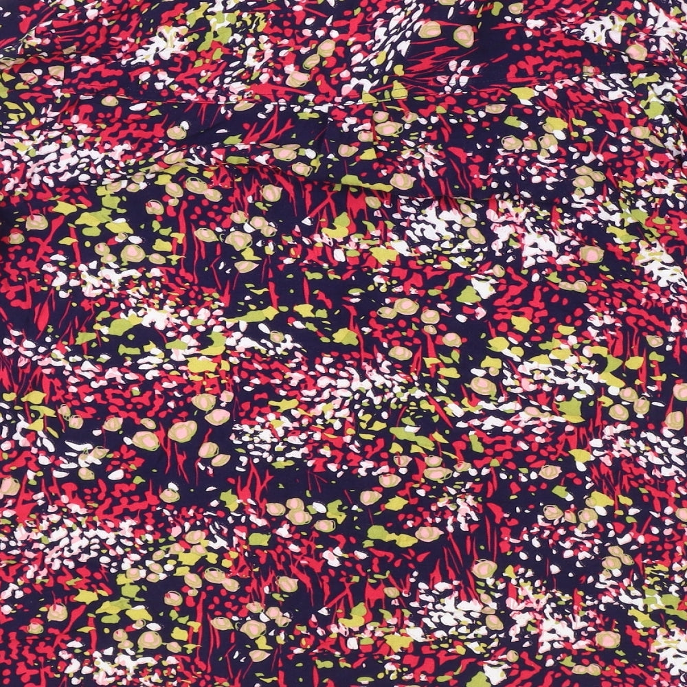Womens UK Size 10 ISLE Multicoloured Basic Button-Up