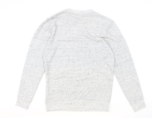 Primark Mens Grey Polyester Pullover Sweatshirt Size M
