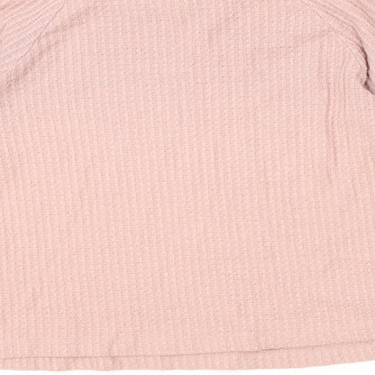 Tresics Womens Pink Boat Neck Polyester Pullover Jumper Size M