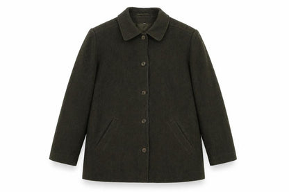Womens UK Size 14 HOLMEWOOD Green Overcoat