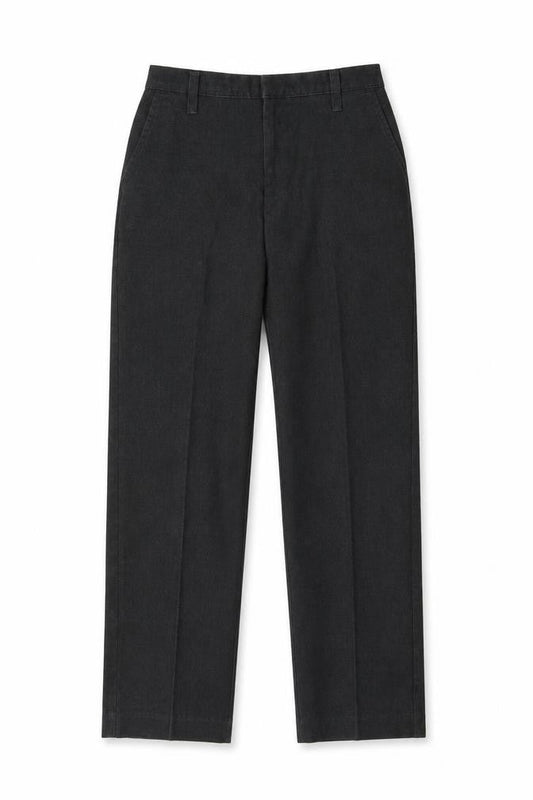 TU Boys Black Polyester Dress Pants Trousers Size 12 Years Regular Zip