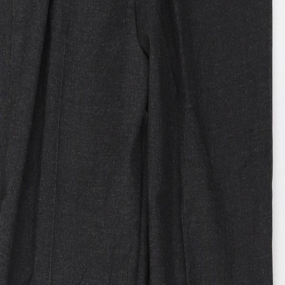 TU Boys Black Polyester Dress Pants Trousers Size 12 Years Regular Zip