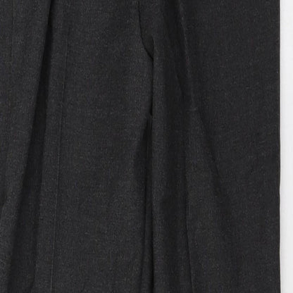 TU Boys Black Polyester Dress Pants Trousers Size 12 Years Regular Zip
