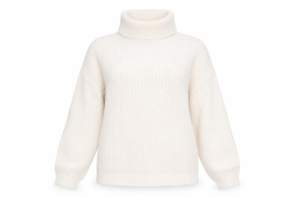 Womens UK Size 8 Boohoo Ivory Pullover Jumper