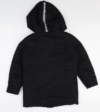 ANDY & EVANS Boys Black Jacket Size S Zip