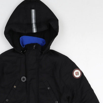 ANDY & EVANS Boys Black Jacket Size S Zip