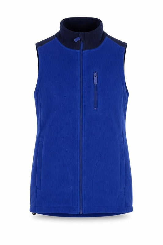 Cotton Traders Womens Blue Gilet Jacket Size XS Zip