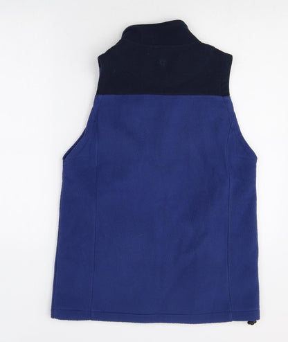 Cotton Traders Womens Blue Gilet Jacket Size XS Zip